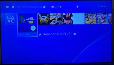 PS4 BD-J Henloader AIO V2.1 Disc FW 9.00-12.52