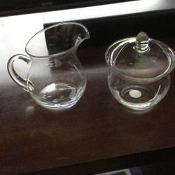 Azucarera Y Cremerade Princess House Nueva Pero No Caja $55