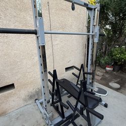 Smith Machine With Bench 