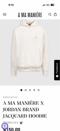 A MA MANIÉRE X JORDAN BRAND JACQUARD HOODIE large