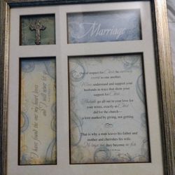 Vintage Marriage Wall Art