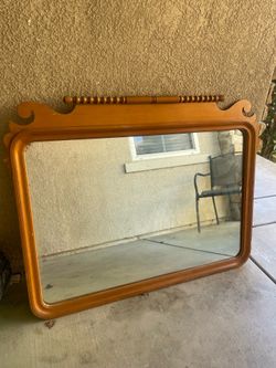 Vintage mirror 3 feet wide and about 4 feet wide
