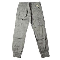 Blue Men’s Harajuku Military Multi-Pocket Cargo Joggers