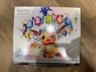 Sealed Pokemon TCG Prismatic Evolutions Elite Trainer Box