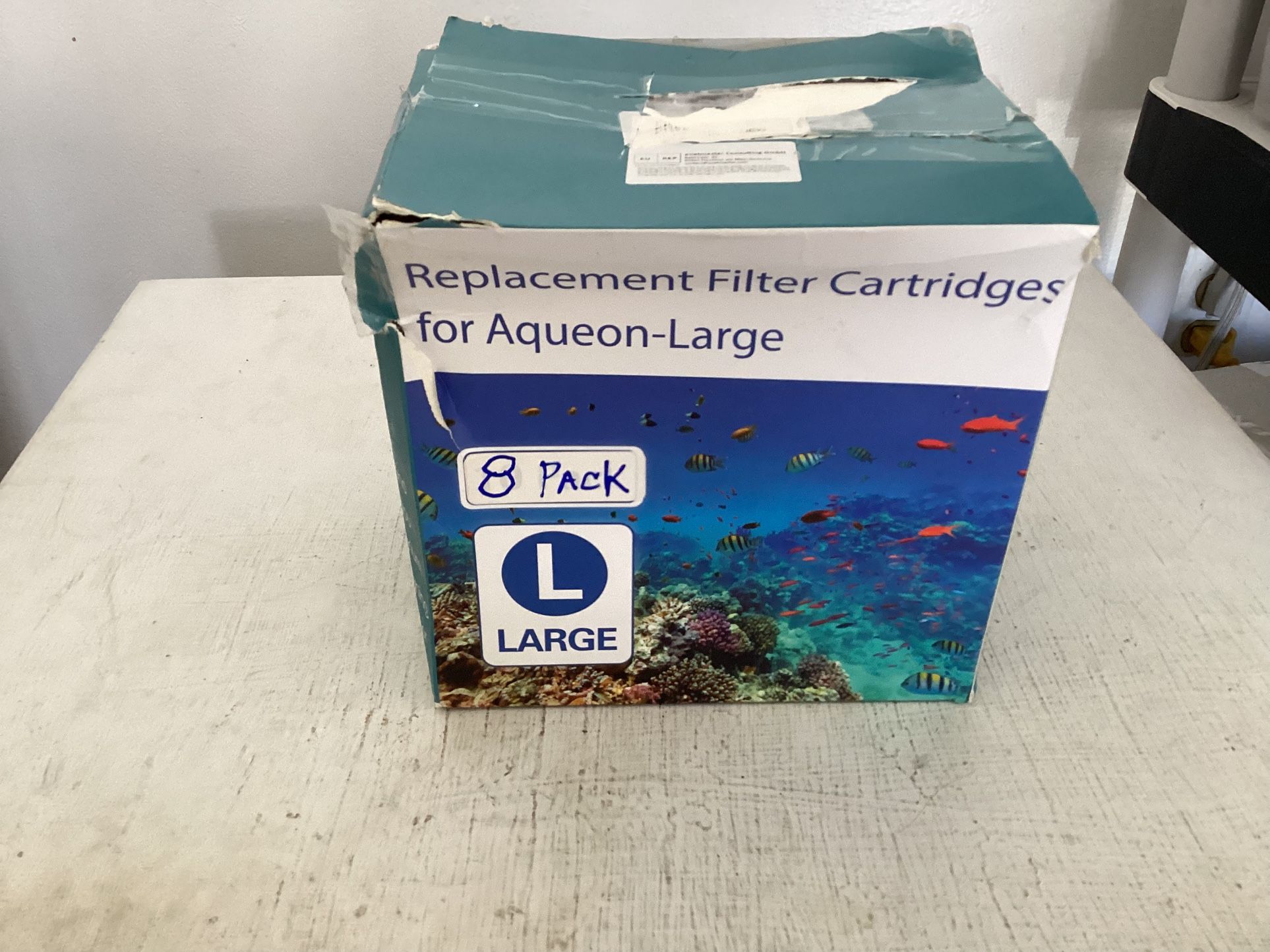 Brand New 8 Pack Large Aqueon Filter Cartridges 