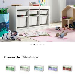 2 IKEA Trofast Toy Storages Wh Bins 