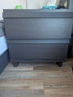 2 drawer side table