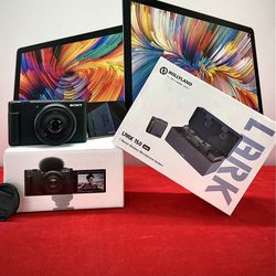 Sony ZV-1F Vlogging Camera With Lark 150 Wireless Mic