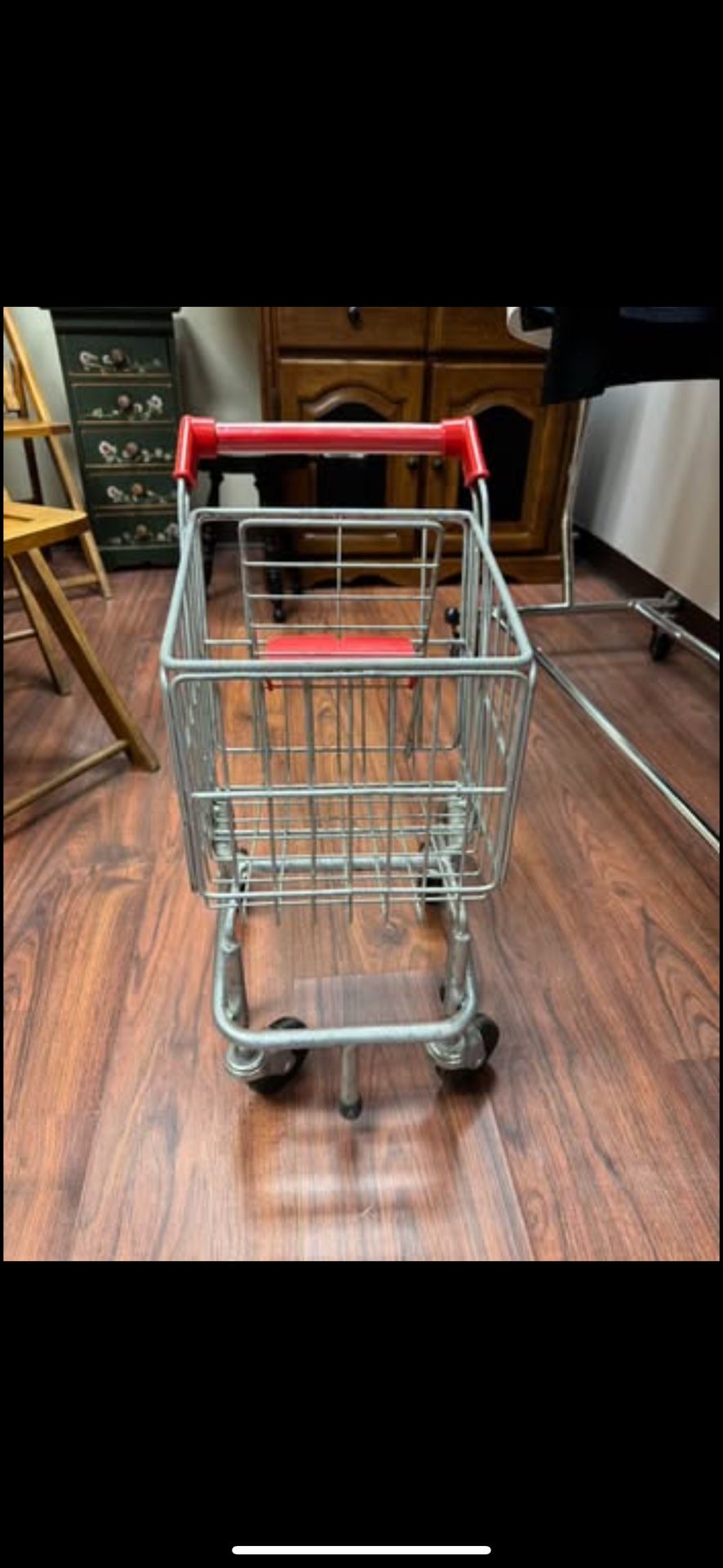 Vintage Melissa And Doug Toy Shopping Cart