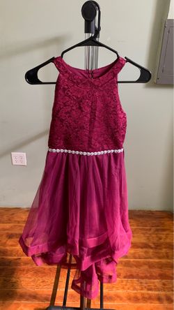 Kid’s dress size 10 color burgundy