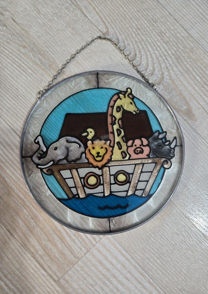 Noah’s Ark Stained Glass Sun Catcher