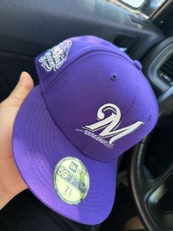 M PURPLE HAT 7 3/8 BRAND NEW