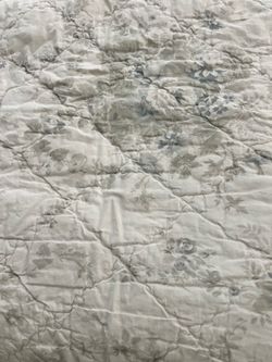 Twin doubled sided printed shabby chic bedding quilt with pillow case