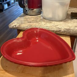 Pie Plate HEART SHAPPED