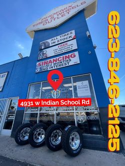 CUSTOM TRUCK TIRE & WHEEL PACKA Another customer upgraded their ride with a brand-new set of rugged Gladiator M/T tires paired with heavy-duty custom