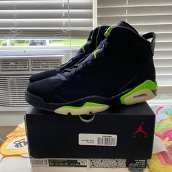 Jordan 6 Electric Green DS NEW Size 10.5