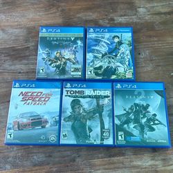 PS4 games $15 to $20 each