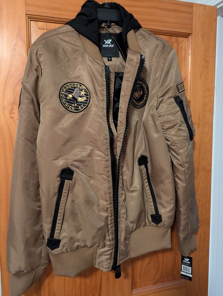 Xray Jeans Hoodie Bomber Jacket