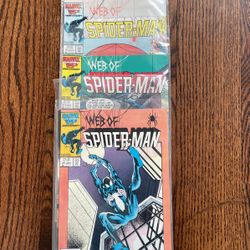 WEB OF SPIDER MAN Comic Books 