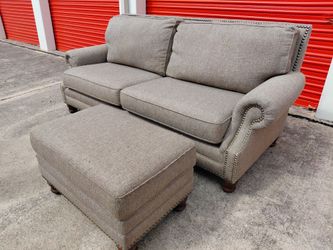Couch & Ottoman (free delivery)