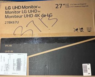 New-In-Box 27” LG Monitor