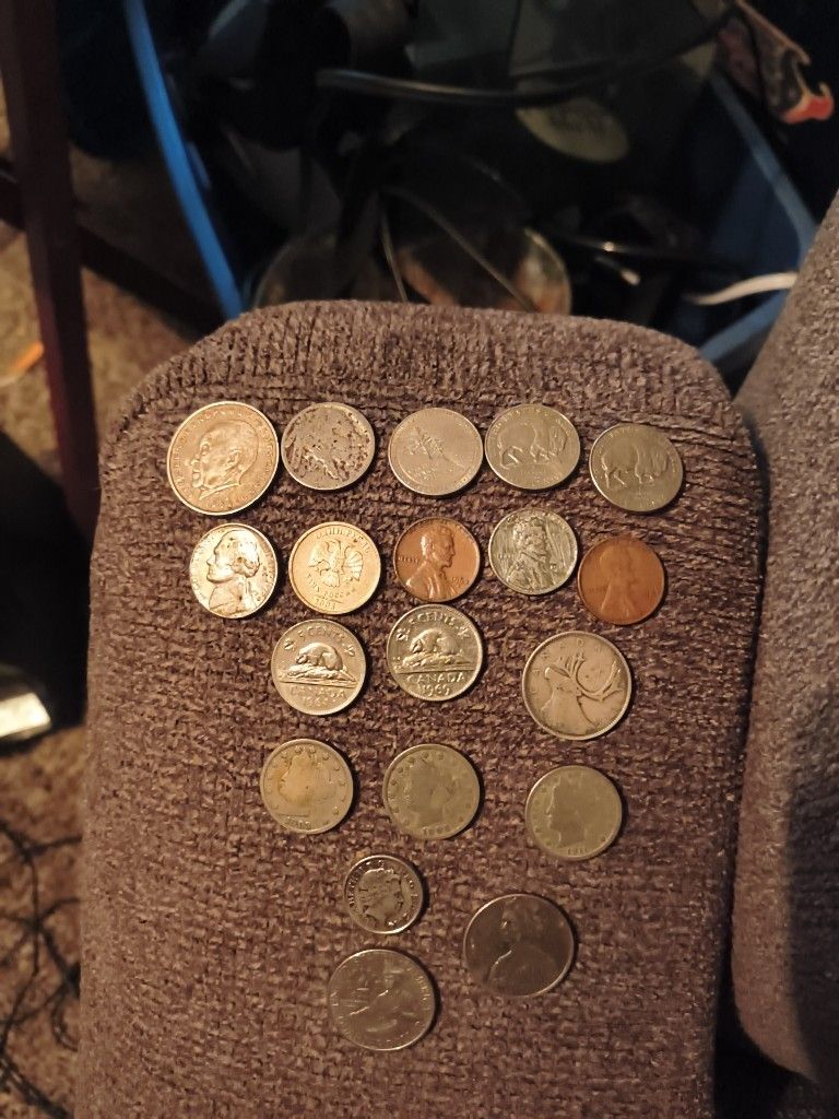 19 Old Collectable Coins