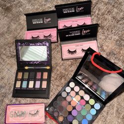 Makeup Bundle - Glamnetic Lashes, Urban Decay & Sephora Palettes