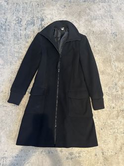 Womans H&M Black Coat 
