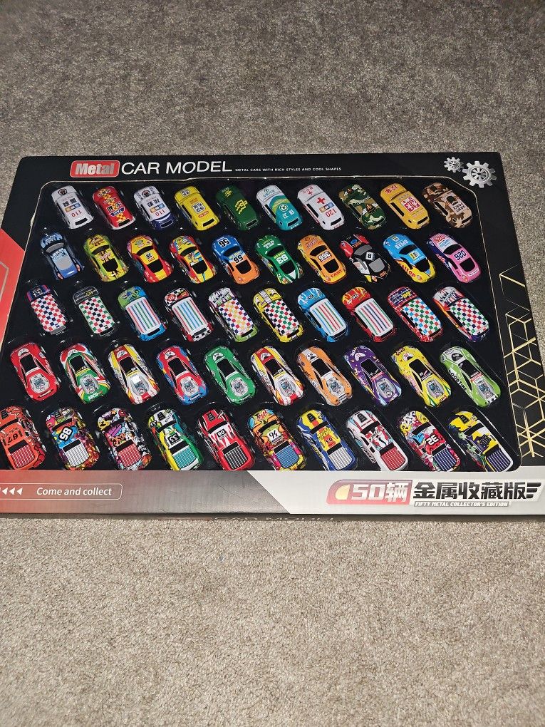 METAL CAR MODEL 50 PIECES