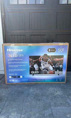 50QD6 50” Hisense smart 4k Qled hdr tv