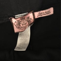 Juicy Couture Terry Cloth Black Pants