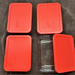 Pyrex Rectangle Glass Tupperware