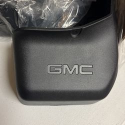 Rear Molded Splash Guards in Black (With GMC Logo) - GM ((contact info removed)7)