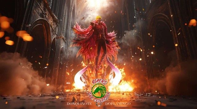 Reset Studio One Piece Donquixote Doflamingo Resin Statue In-stock H38cm Red