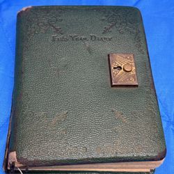 Antique 1933 Handwritten Five Year Diary Leather Journal Samuel Ward