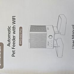 Automatic Pet Feeder With WiFi ..Two Cats Oneisall..Check It Out Online .New No Box 