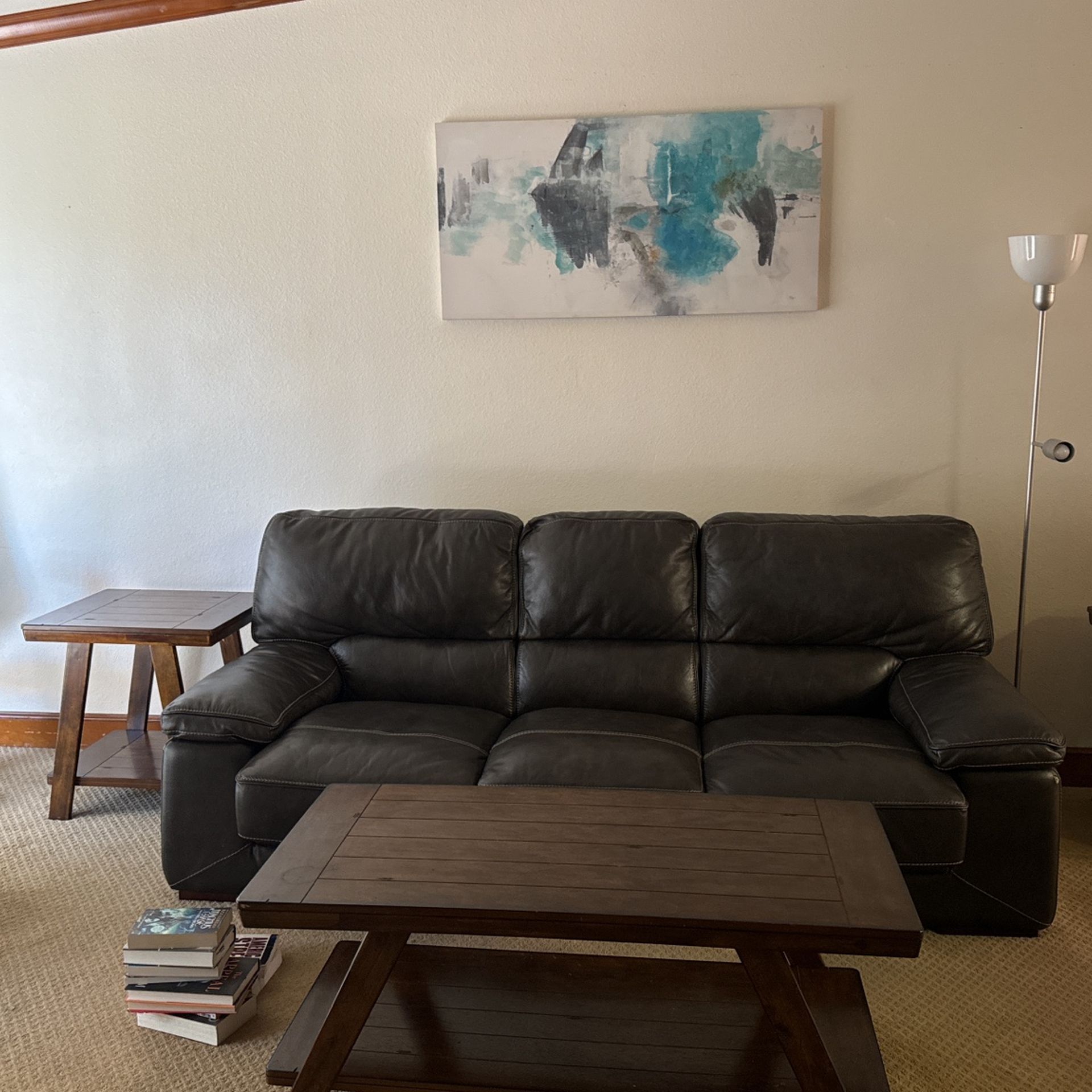 Beautiful Leather Couch