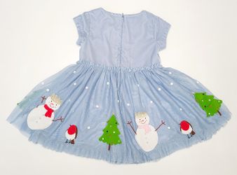 white christmas dresses Layered Tulle Dress-Green Christmas Tree