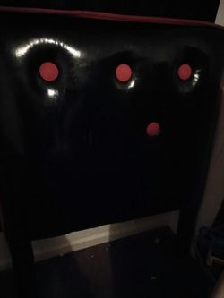 Black leather Head board