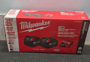Milwaukee battery and charger