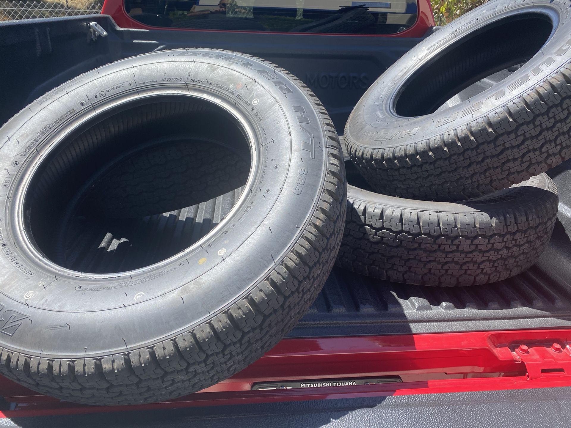 205/80/r16 Bridgestone dueler tires