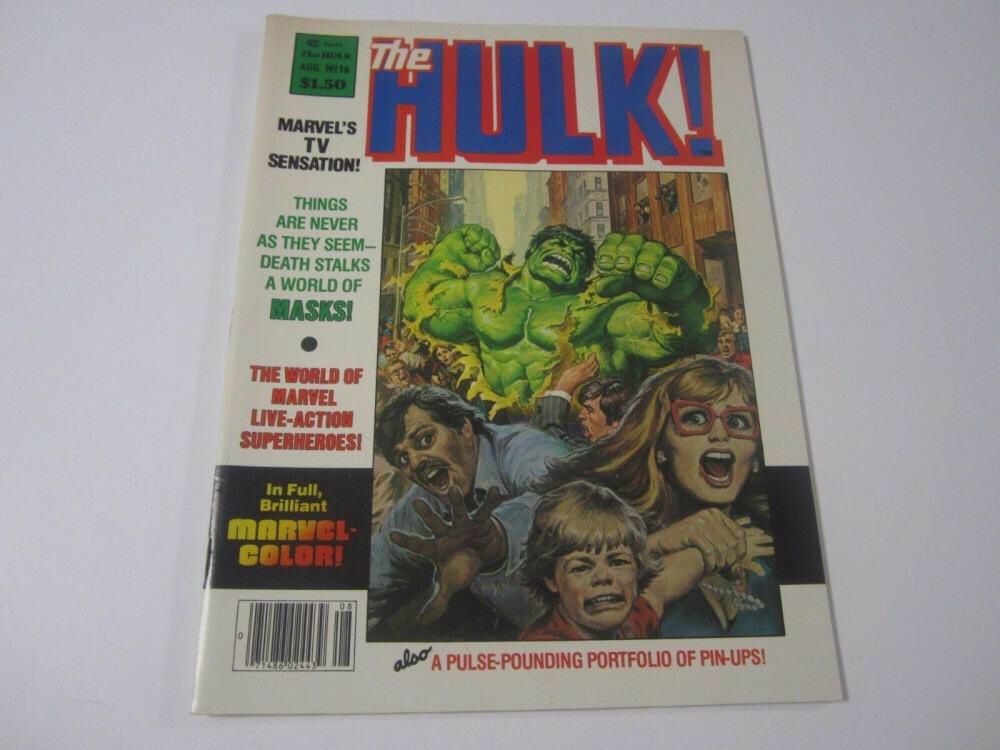 VINTAGE STAN LEE PRESENTS THE HULK MARVEL COMIC BOOK (#16, AUG 1979)