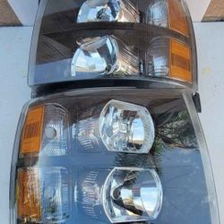 07-13 Chevrolet Silverado Headlights LUCES Micas Faros Calaveras Focos