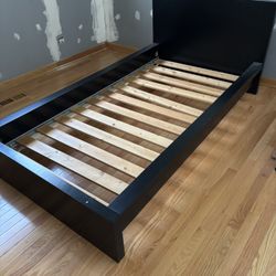 Twin Black Bed Frame And Headboard