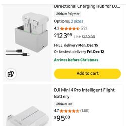 Dji Intelligent Battreys With Charging Hub