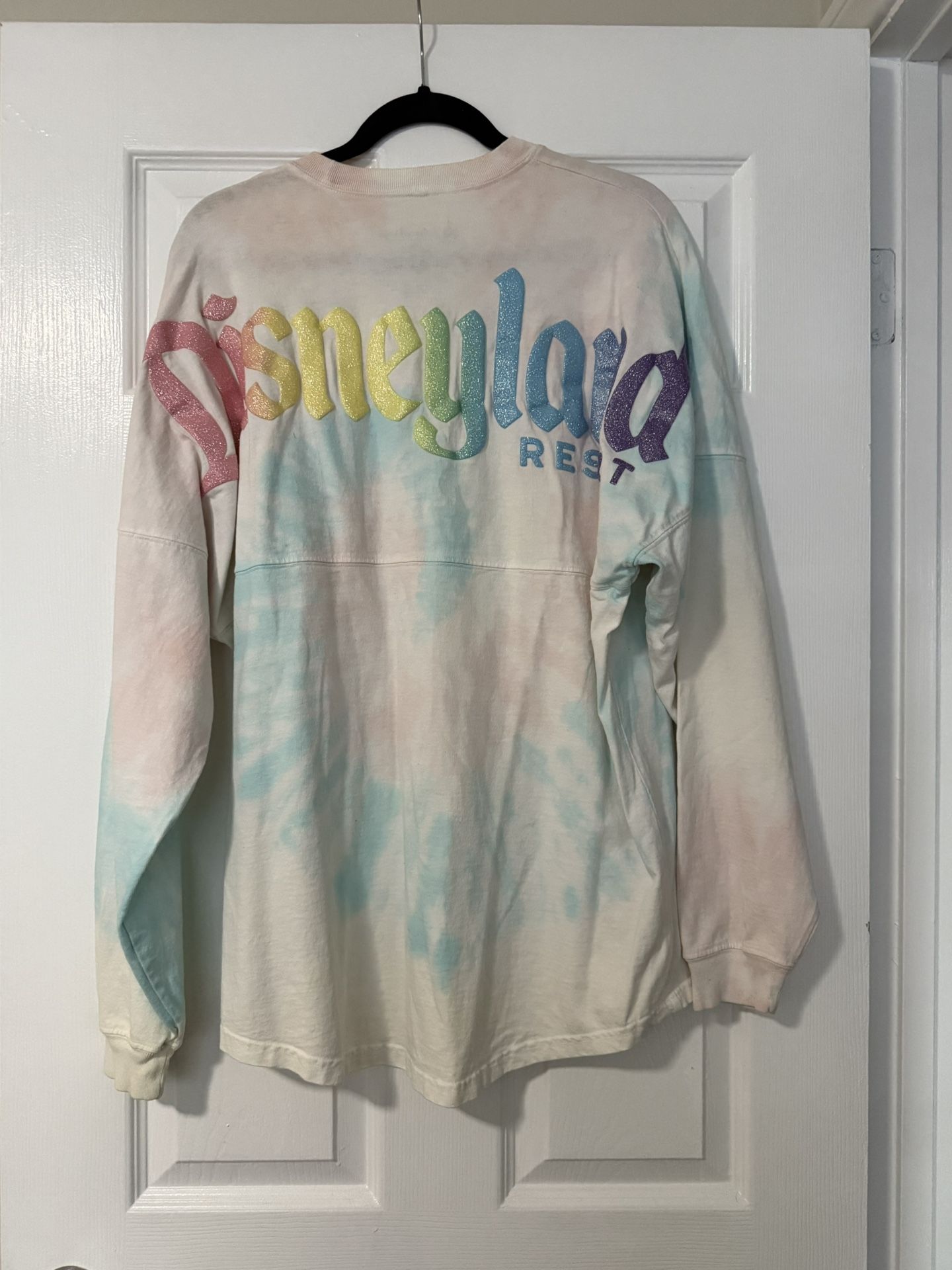 Disney Parks Spirit Jersey Rainbow Tie Dye