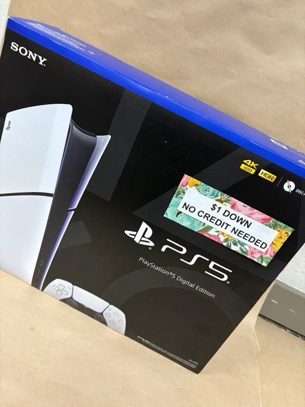 Playstation 5 PS5 New Gaming Console - Pay $1 today and pay the rest later -