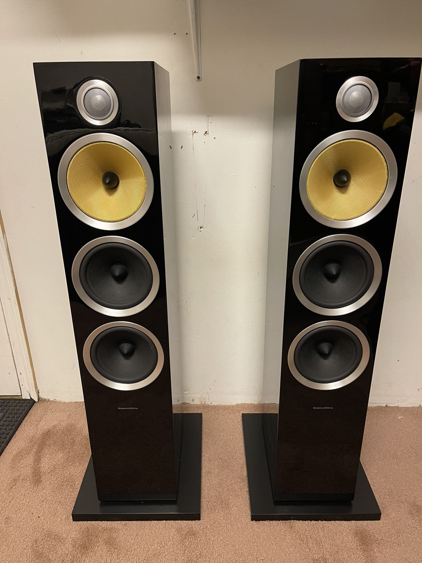 B&W CM9 S2 Speakers Piano Black
