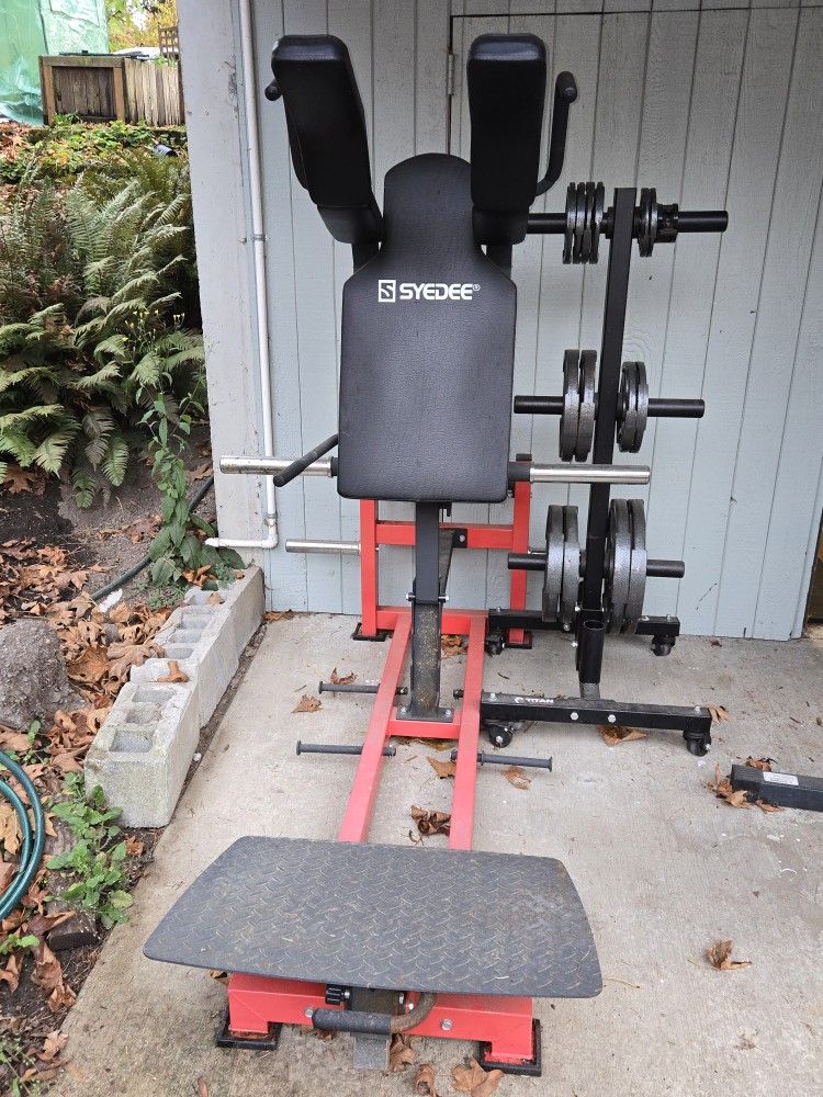 Hack Squat Machine For Home Gym Workout