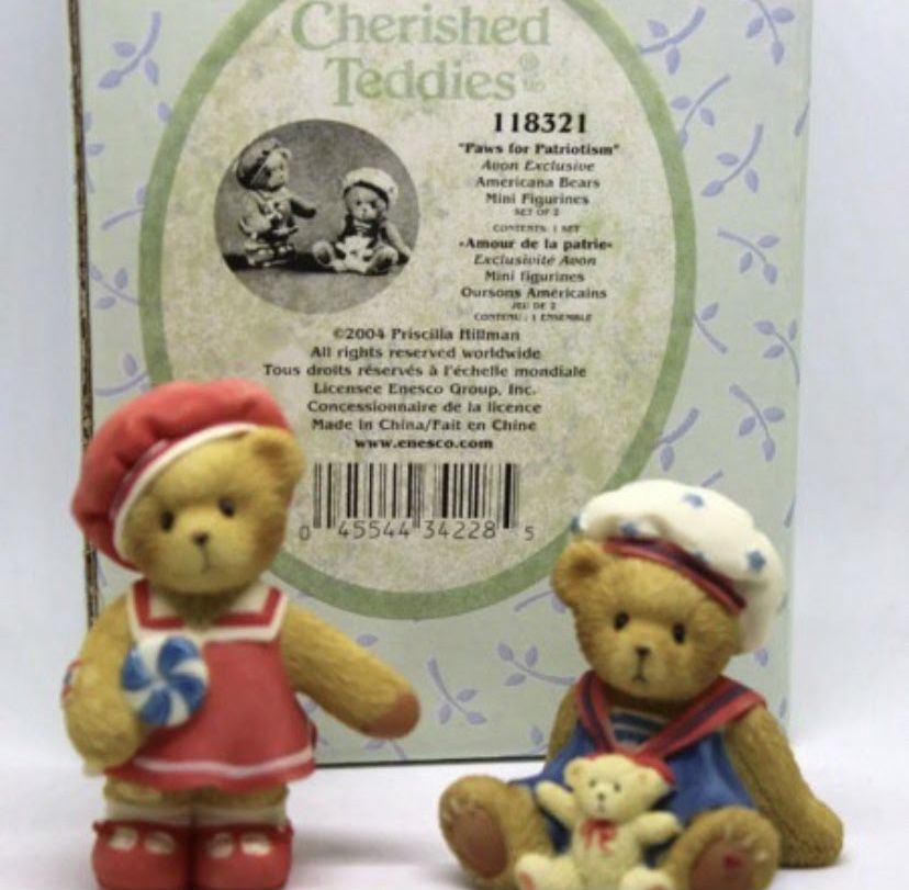 Cherished Teddies Paws For Patriotism